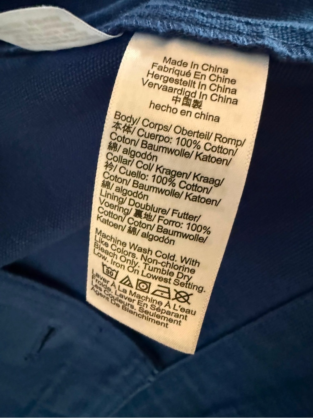 J.Crew Barn Jacket Women M Blue Cotton Canvas Corduroy Collar NWT CI107 - Picture 8 of 11